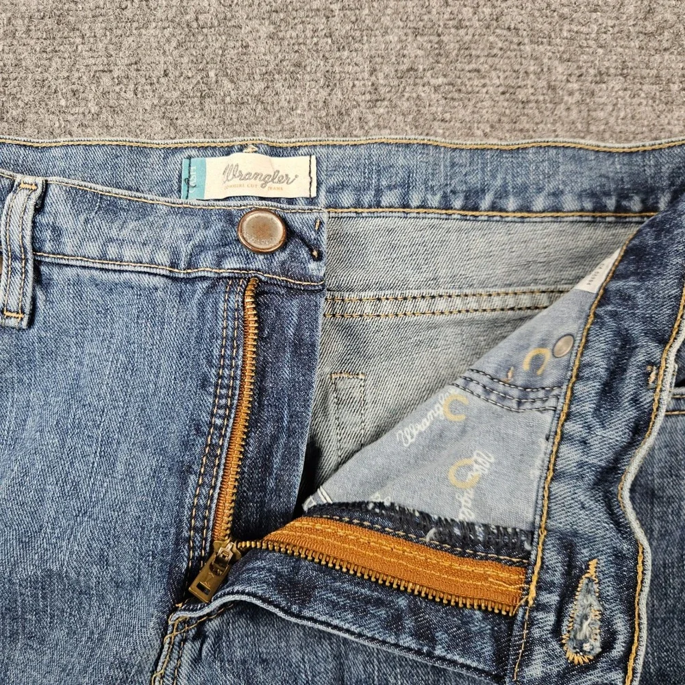 Wrangler Cash Cowgirl Cut Jeans Blue Denim Bootcut WRC10RR 11/12 x 32